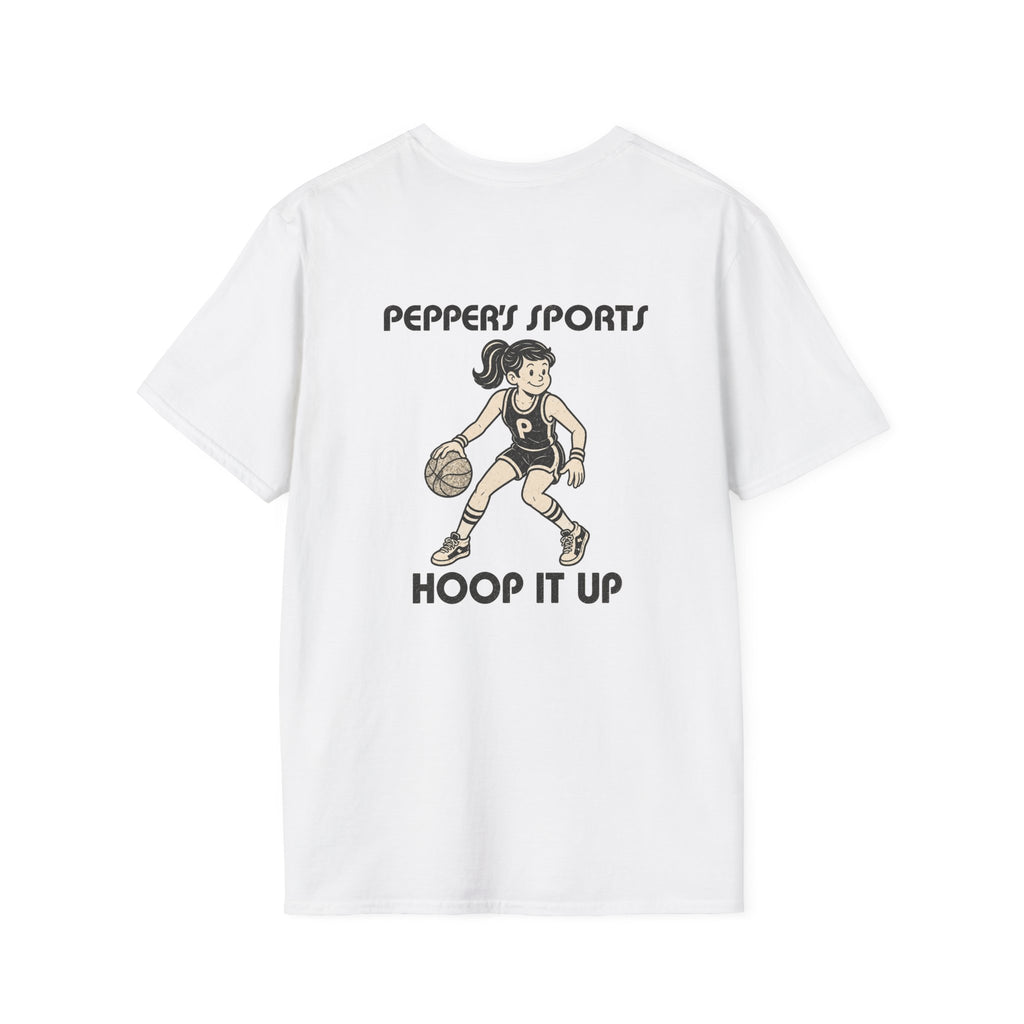 Pepper Basketball Hoop It Up T-Shirt