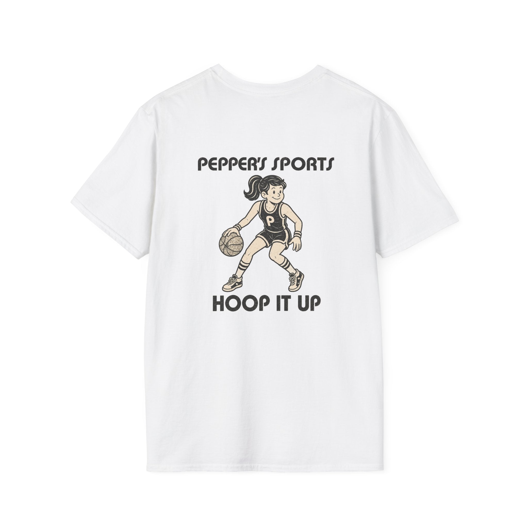 Pepper Basketball Hoop It Up T-Shirt