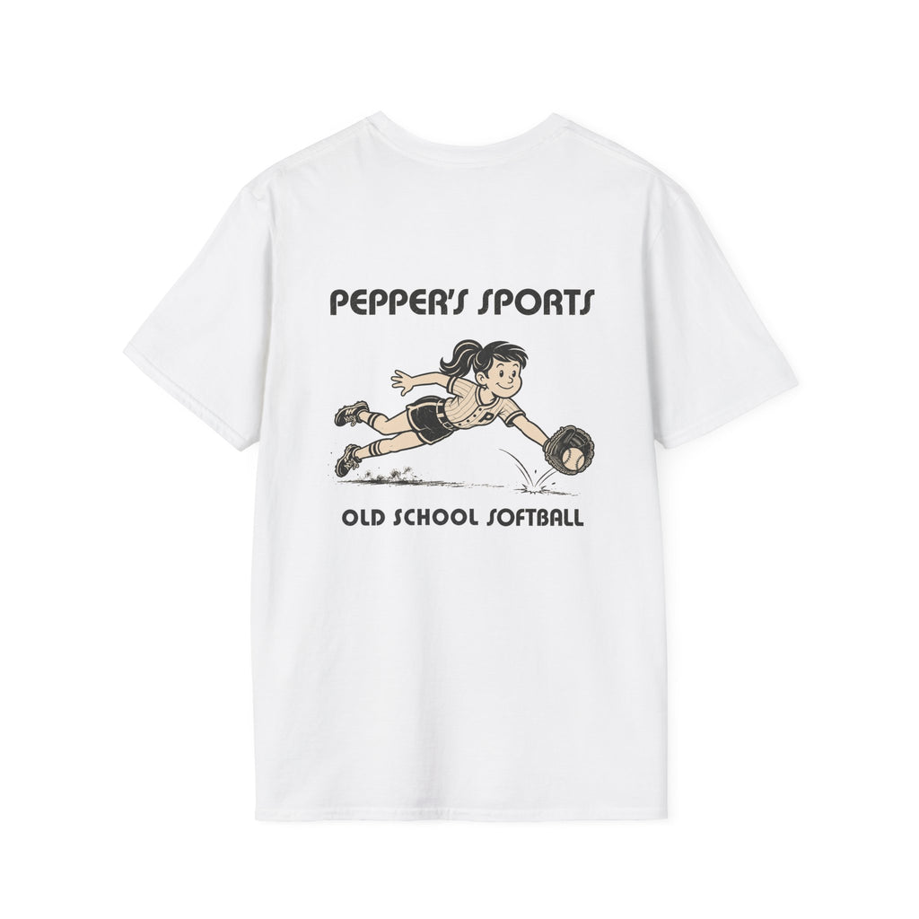 Pepper Softball Old School T-Shirt