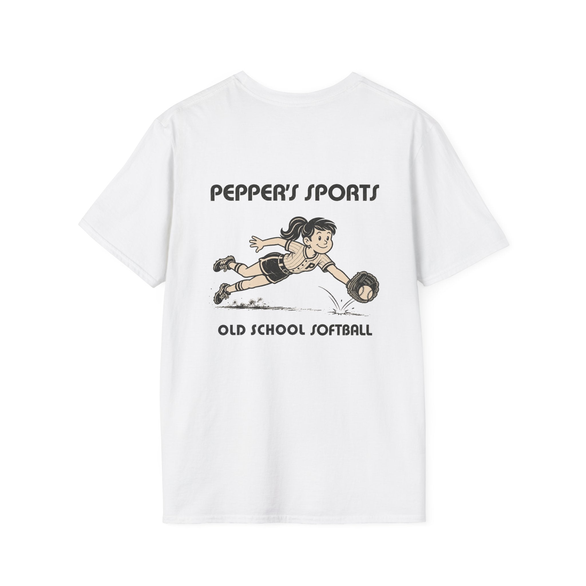 Pepper Softball Old School T-Shirt