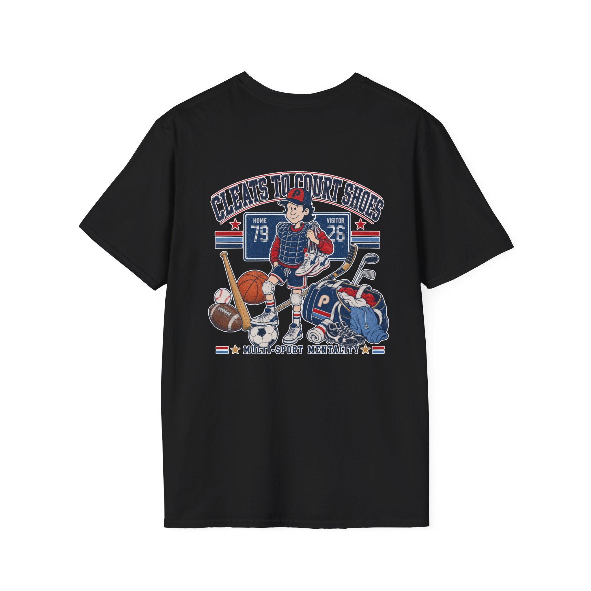 Cleats to Court Shoes Pep T-Shirt