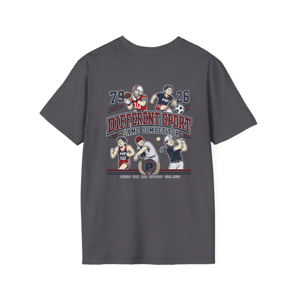 Different Sport Same Competitor 02 Pep T-Shirt