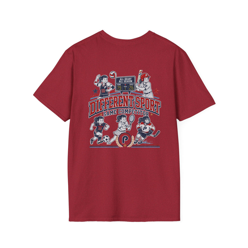 Different Sport Same Competitor 01 Pepper T-Shirt