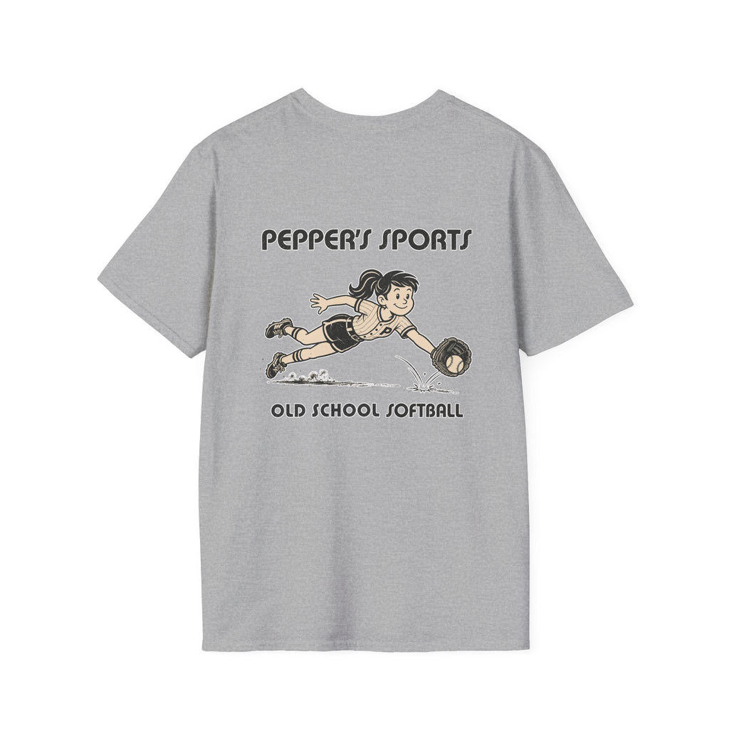 Pepper Softball Old School T-Shirt