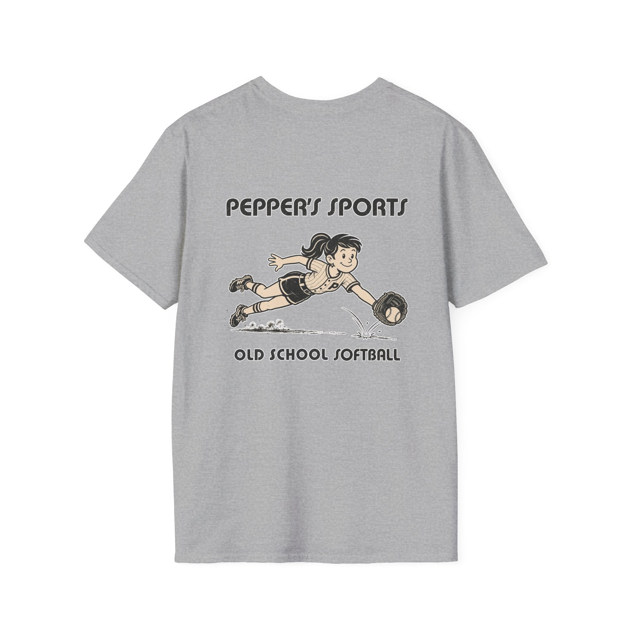Pepper Softball Old School T-Shirt