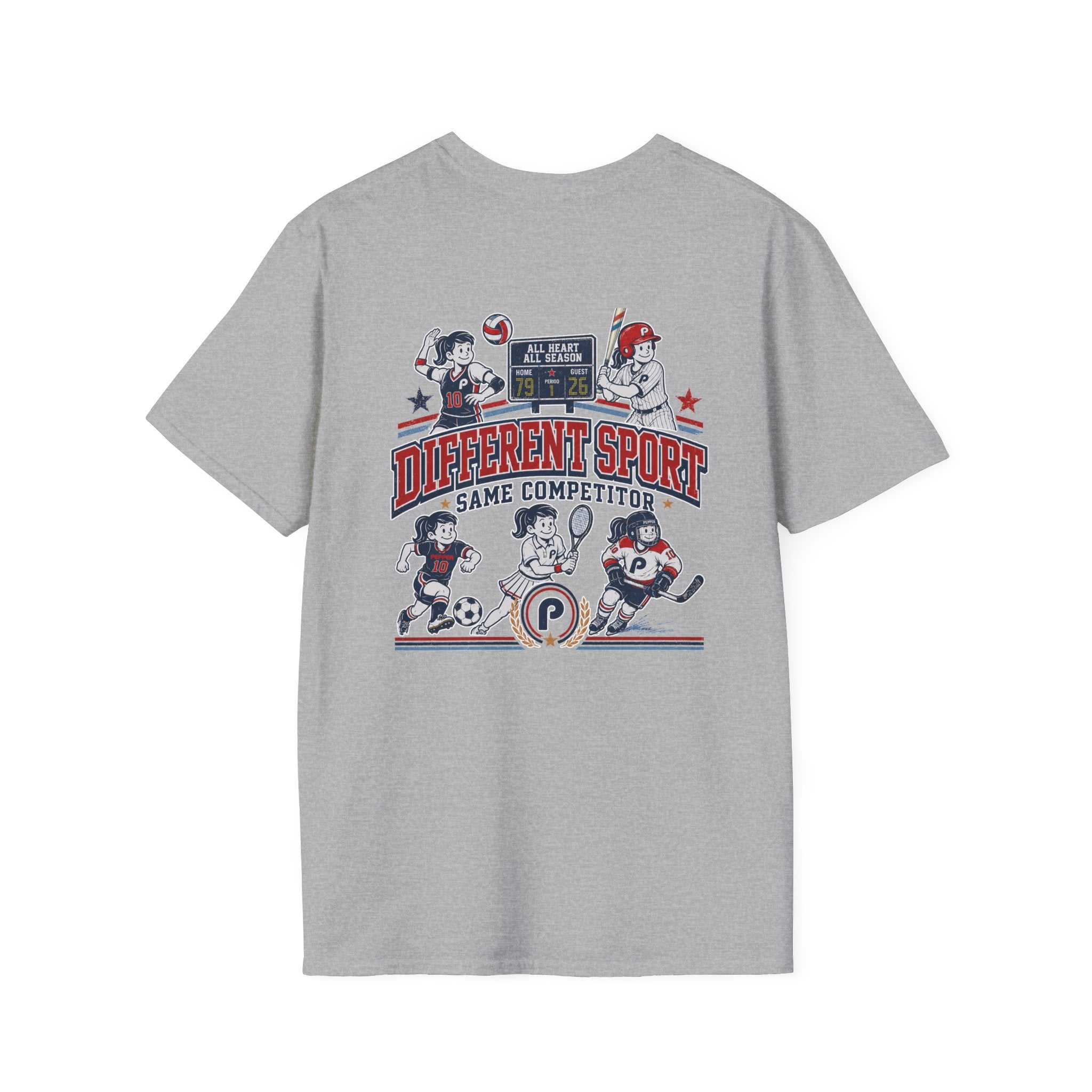 Different Sport Same Competitor 01 Pepper T-Shirt