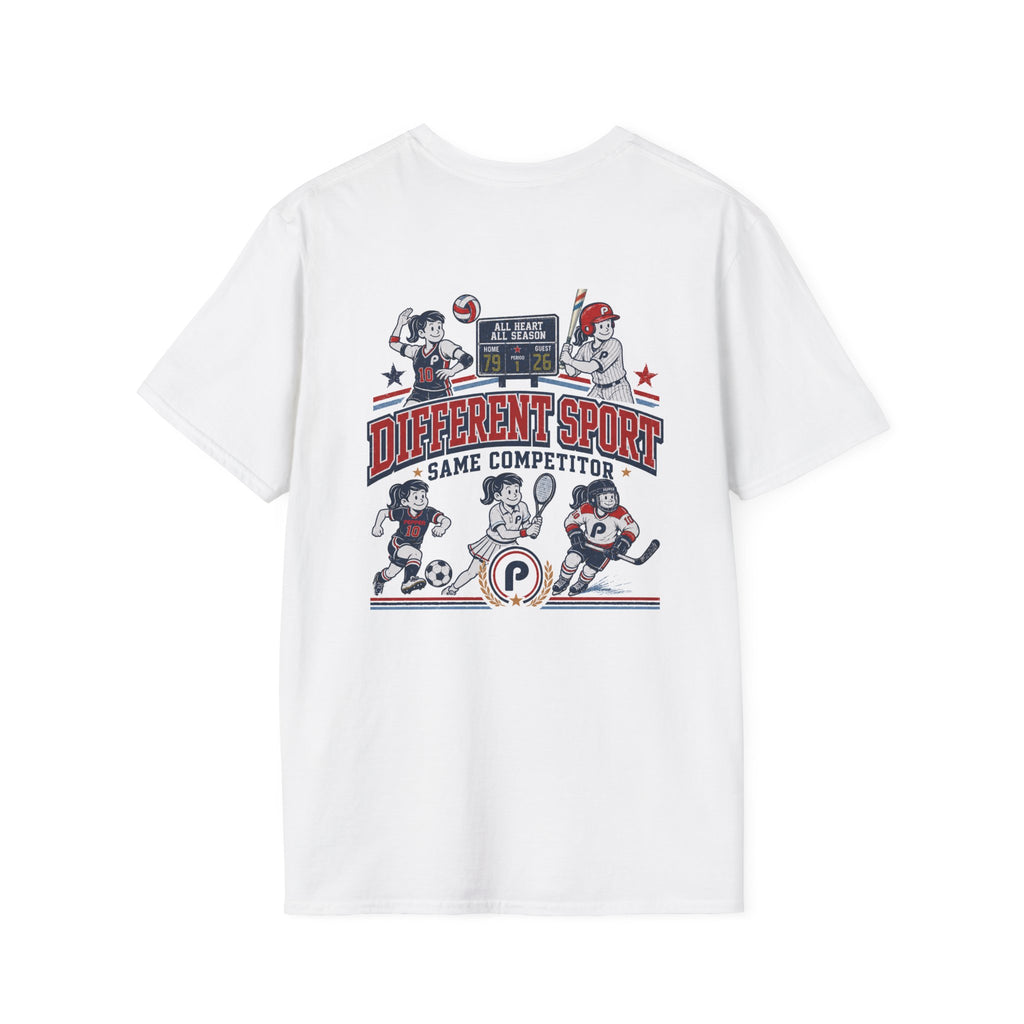 Different Sport Same Competitor 01 Pepper T-Shirt