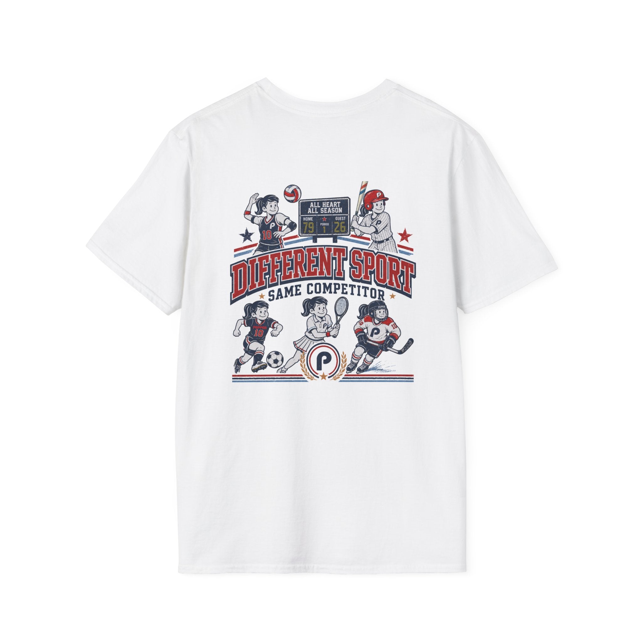 Different Sport Same Competitor 01 Pepper T-Shirt