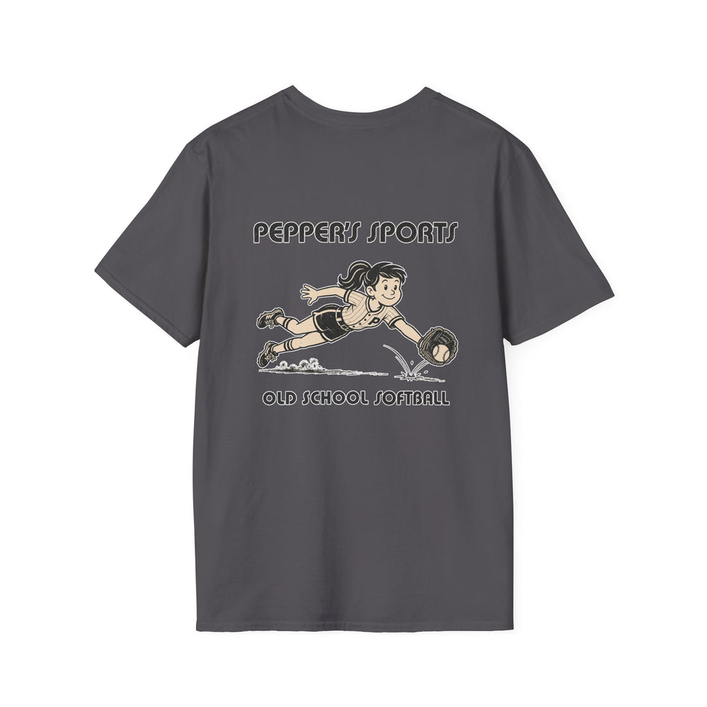 Pepper Softball Old School T-Shirt