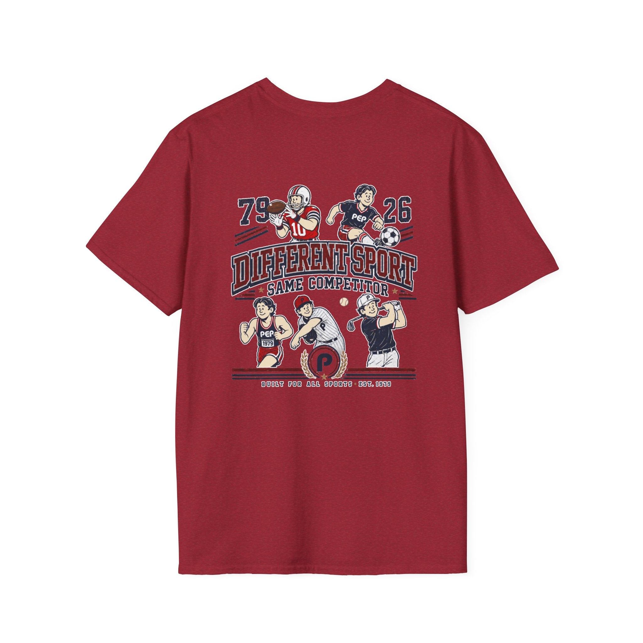 Different Sport Same Competitor 02 Pep T-Shirt