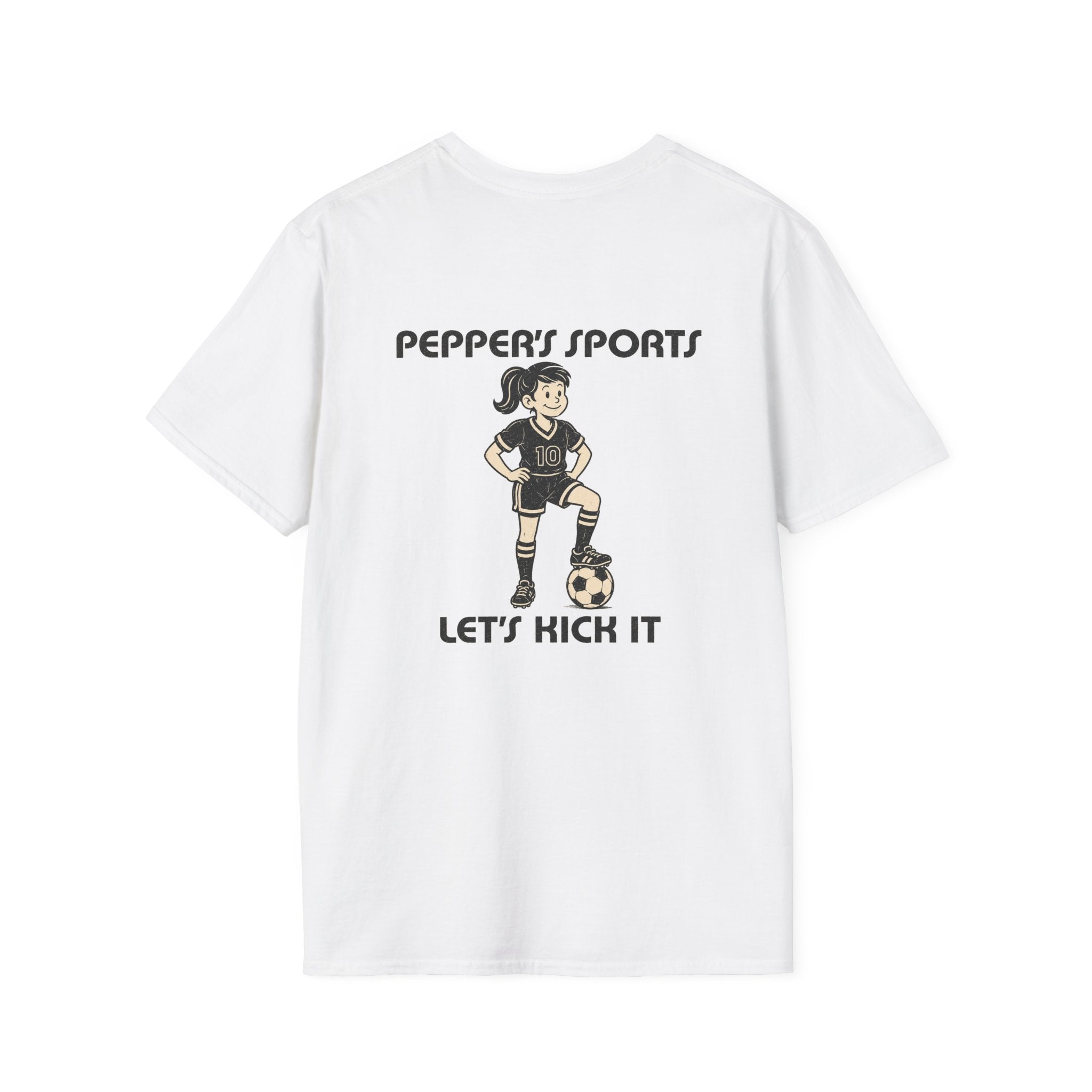 Pepper Soccer Let's Kick It T-Shirt