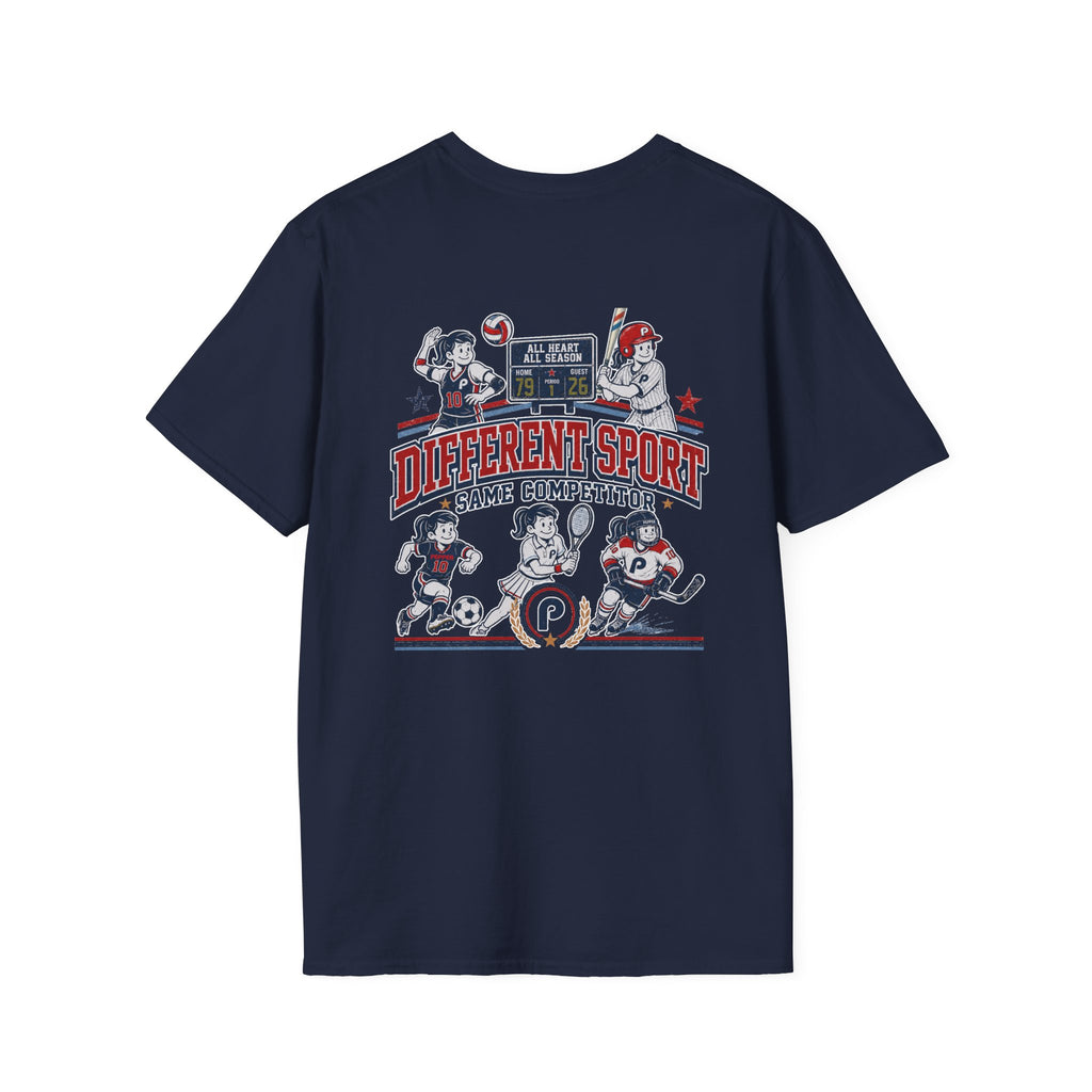 Different Sport Same Competitor 01 Pepper T-Shirt