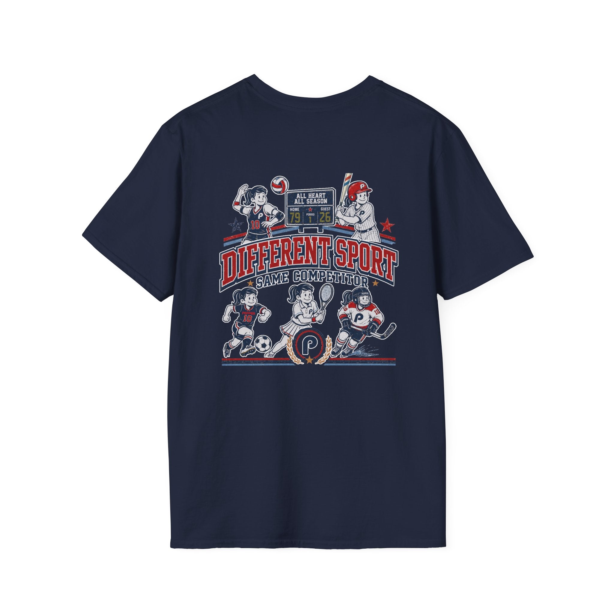 Different Sport Same Competitor 01 Pepper T-Shirt