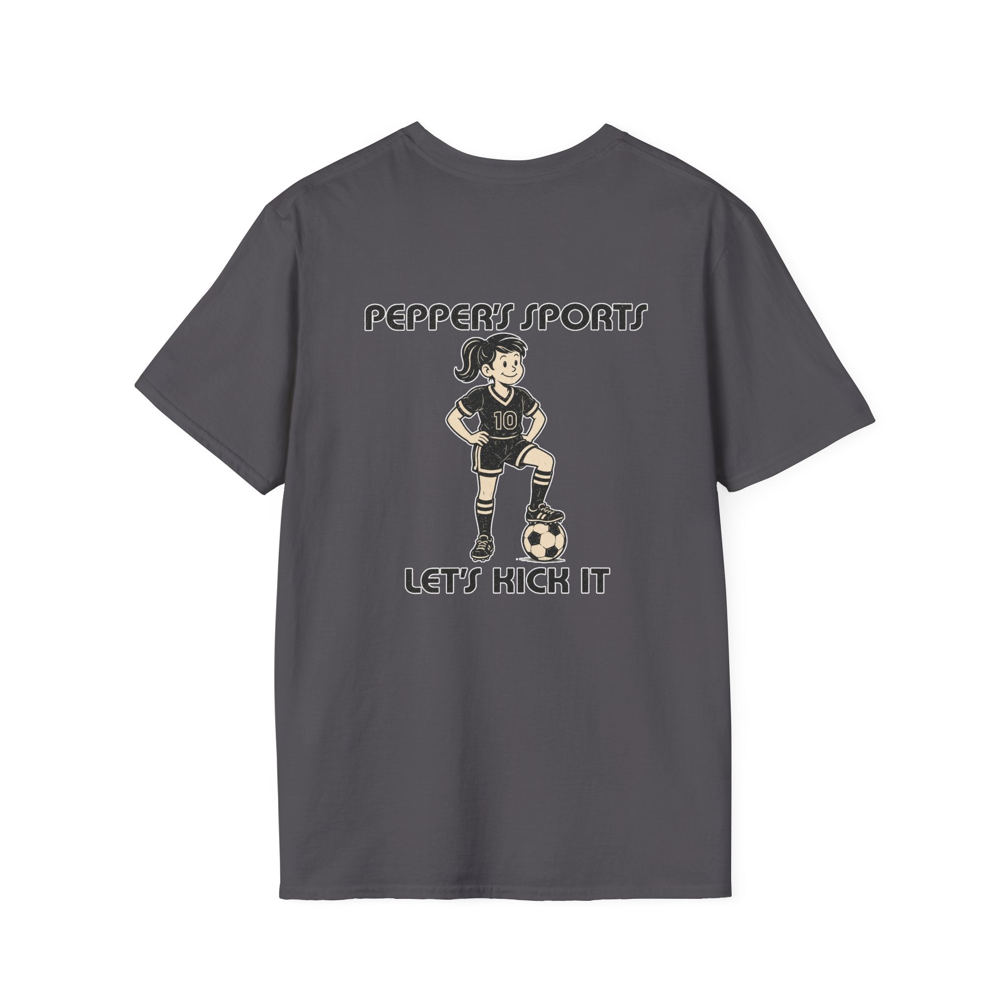 Pepper Soccer Let's Kick It T-Shirt