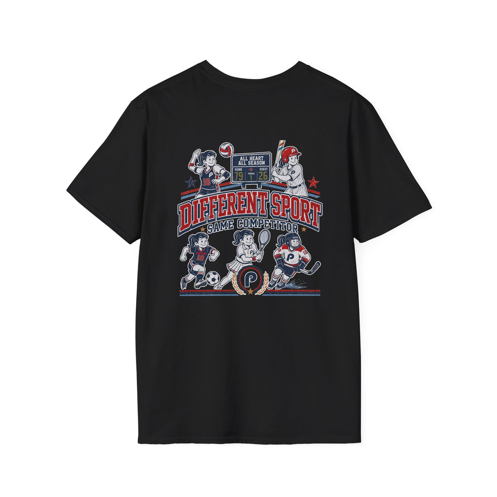 Different Sport Same Competitor 01 Pepper T-Shirt