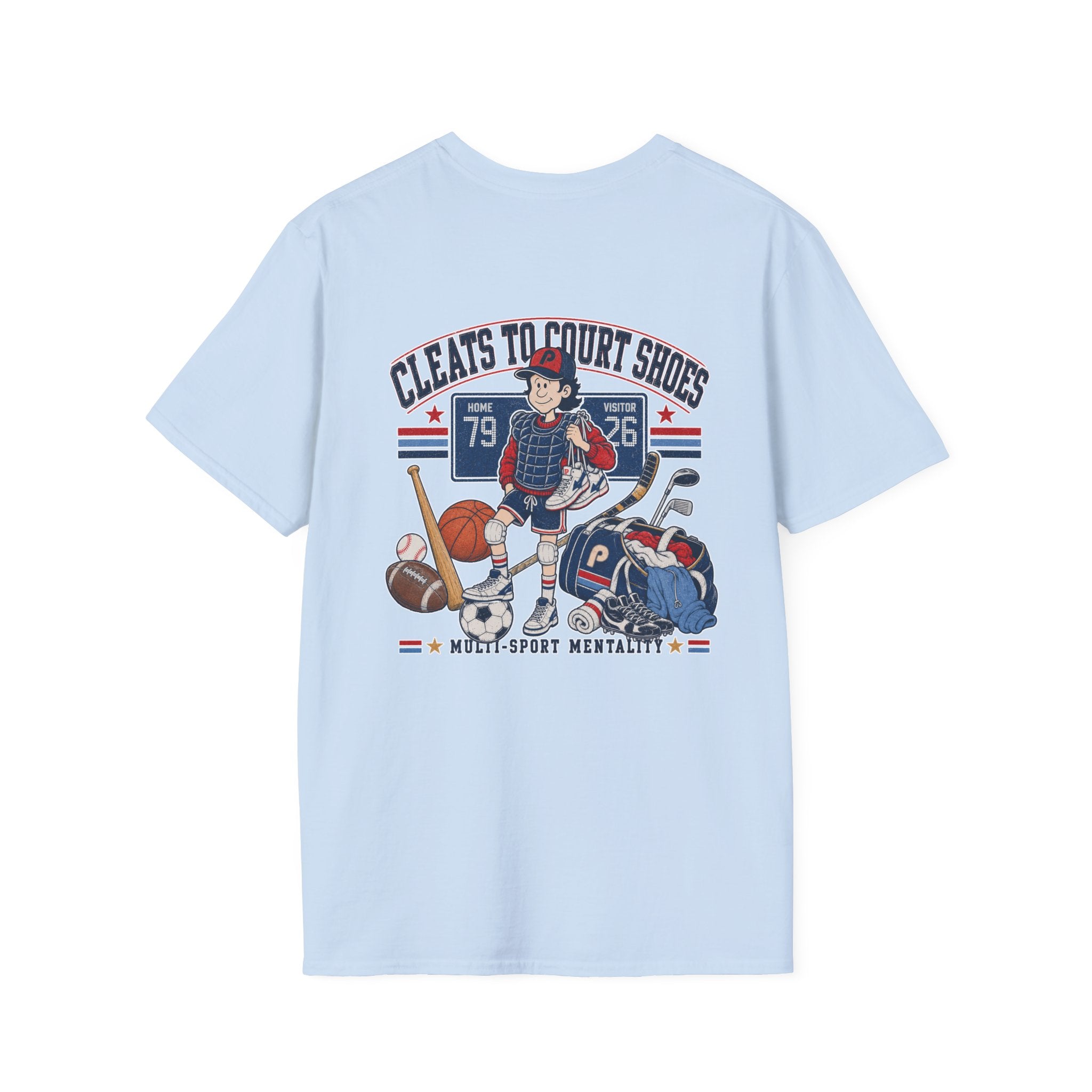 Cleats to Court Shoes Pep T-Shirt
