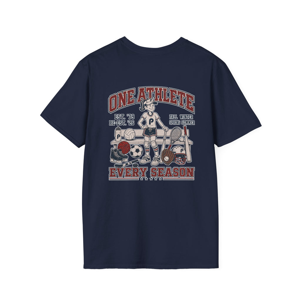 One Athlete Every Season Pepper T-Shirt