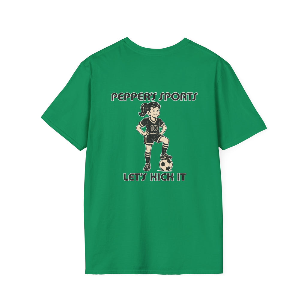 Pepper Soccer Let's Kick It T-Shirt