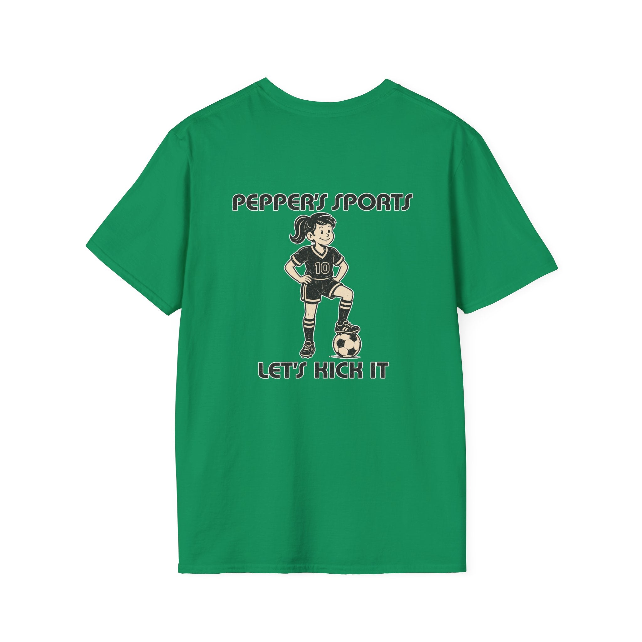 Pepper Soccer Let's Kick It T-Shirt
