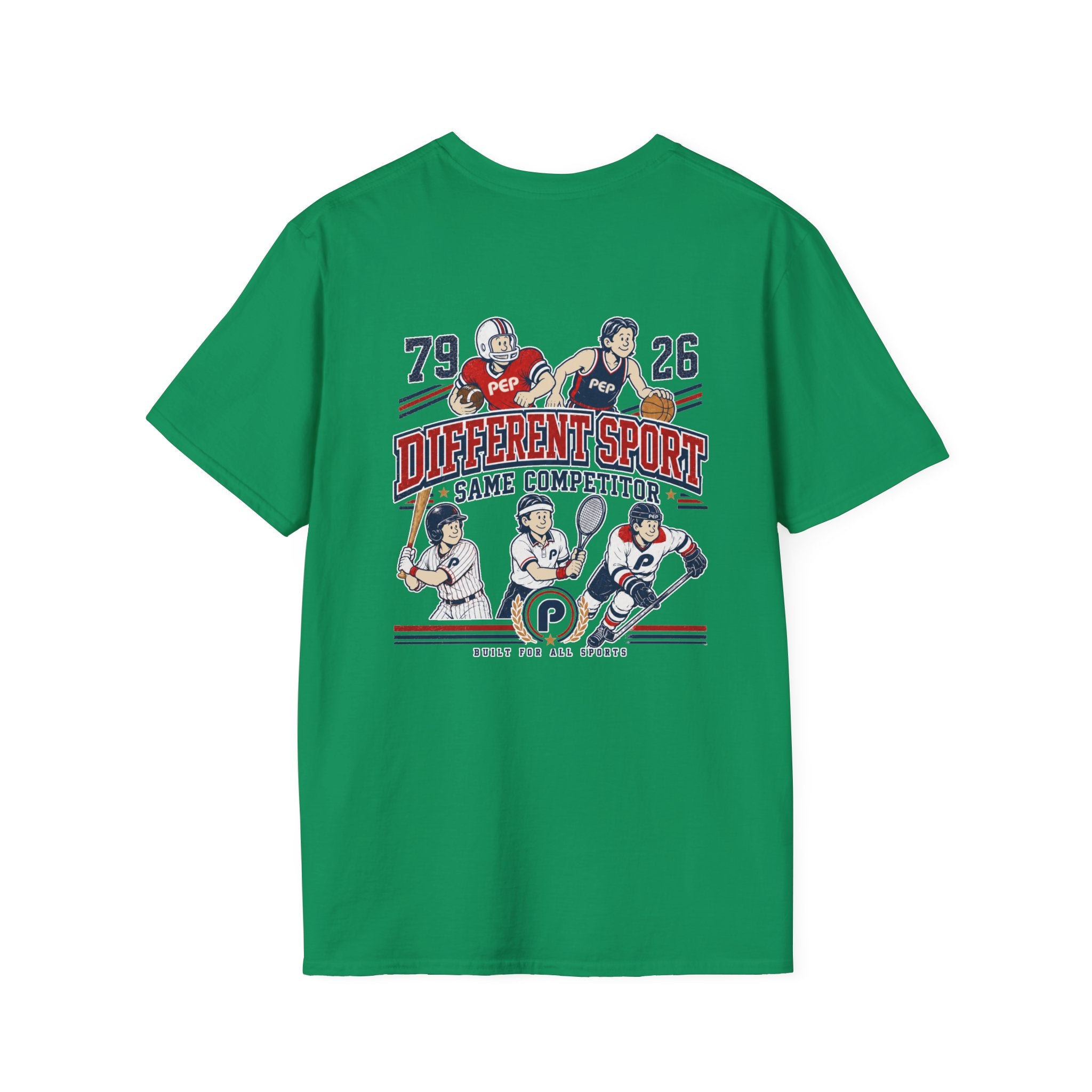 Different Sport Same Competitor 01 Pep T-Shirt