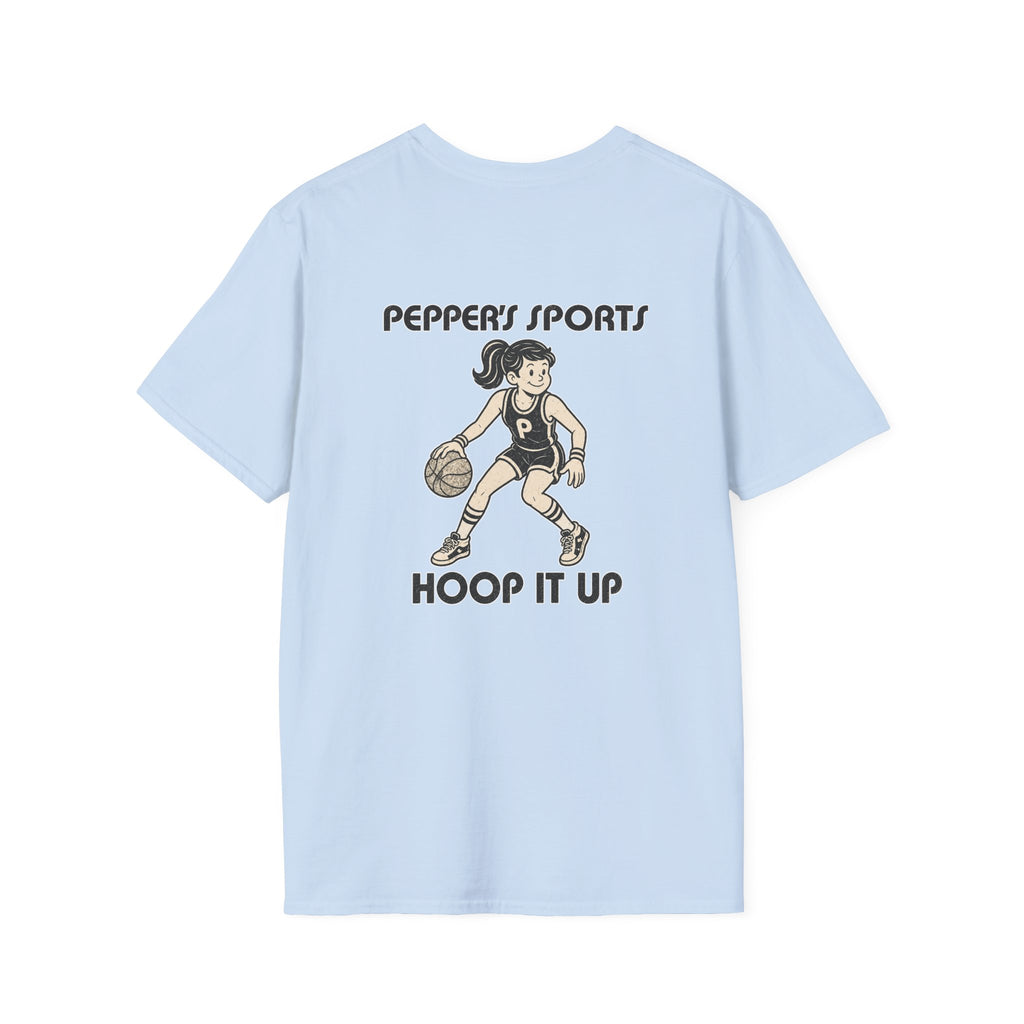 Pepper Basketball Hoop It Up T-Shirt