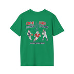 One Kid Three Sports Basketball Football Baseball Pep T-Shirt