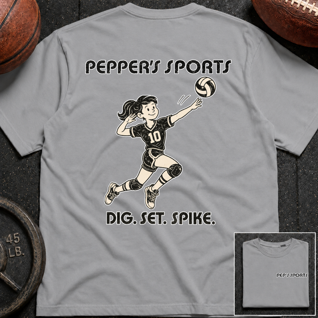 Pepper - Volleyball Dig Set Spike