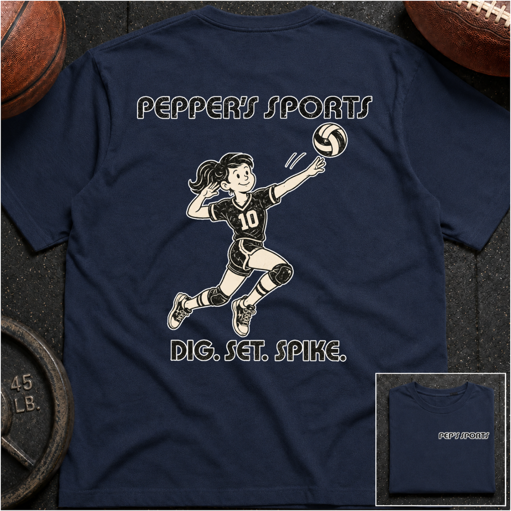 Pepper - Volleyball Dig Set Spike