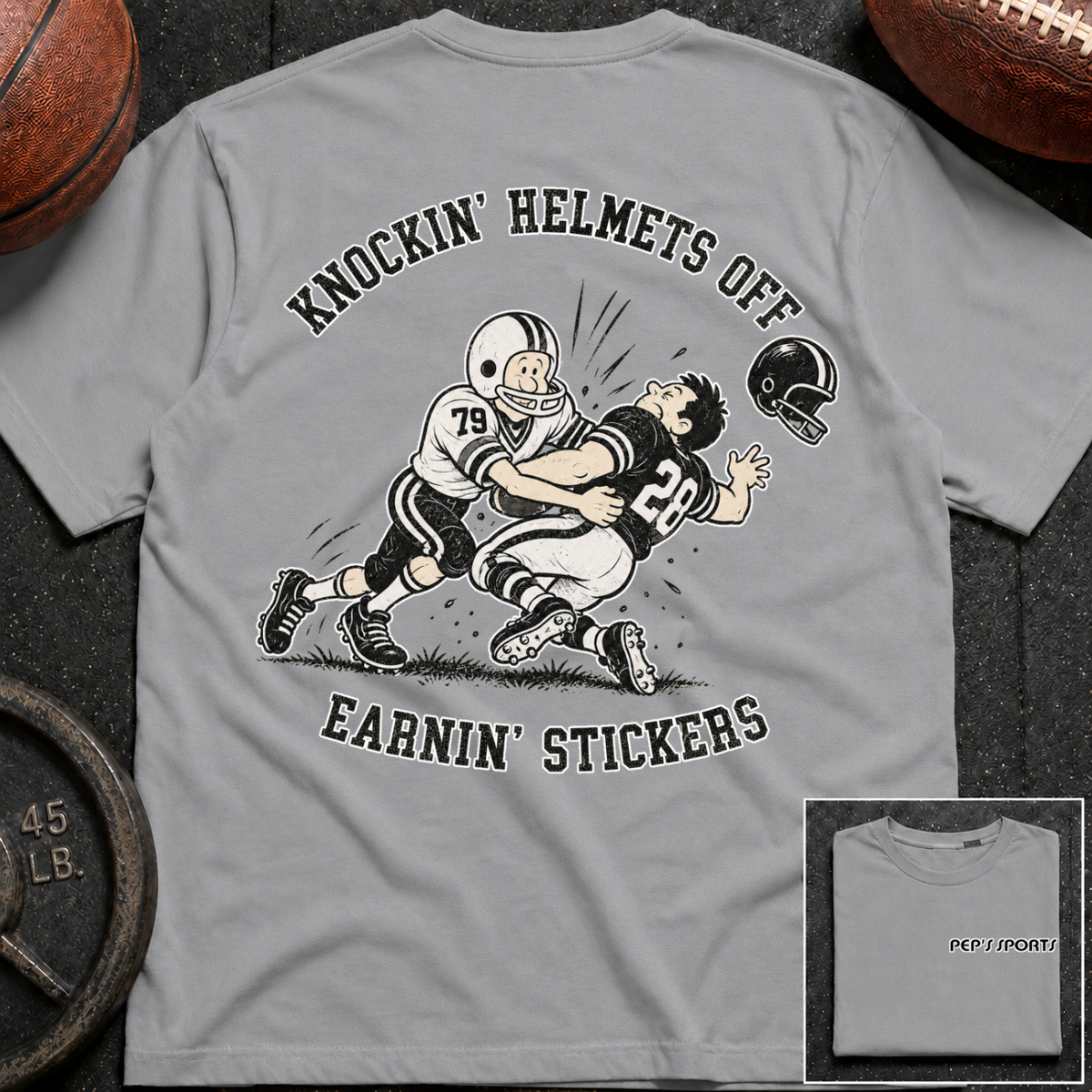 Pep - Helmets Off Earnin' Stickers