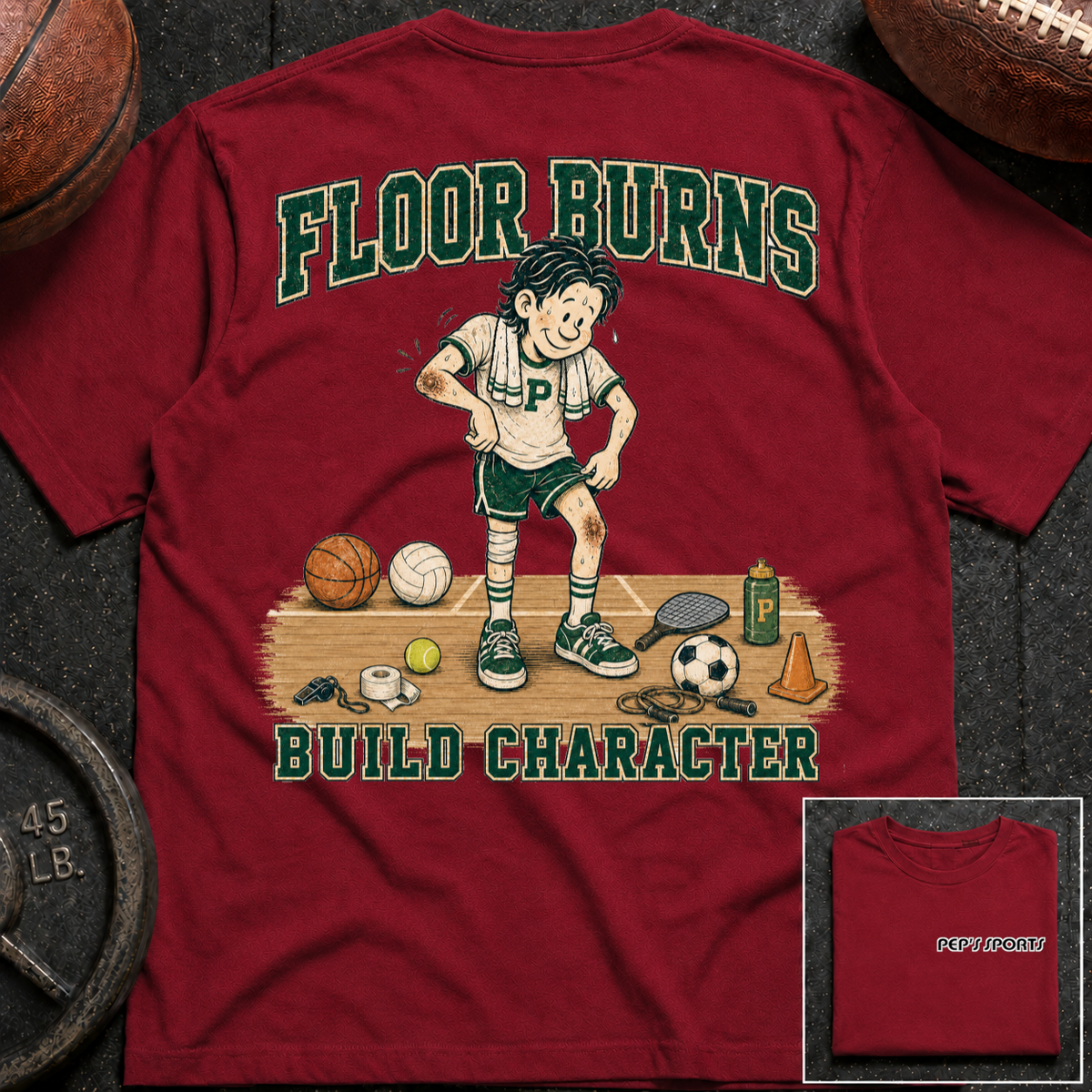 Pep - Floor Burns Build Character