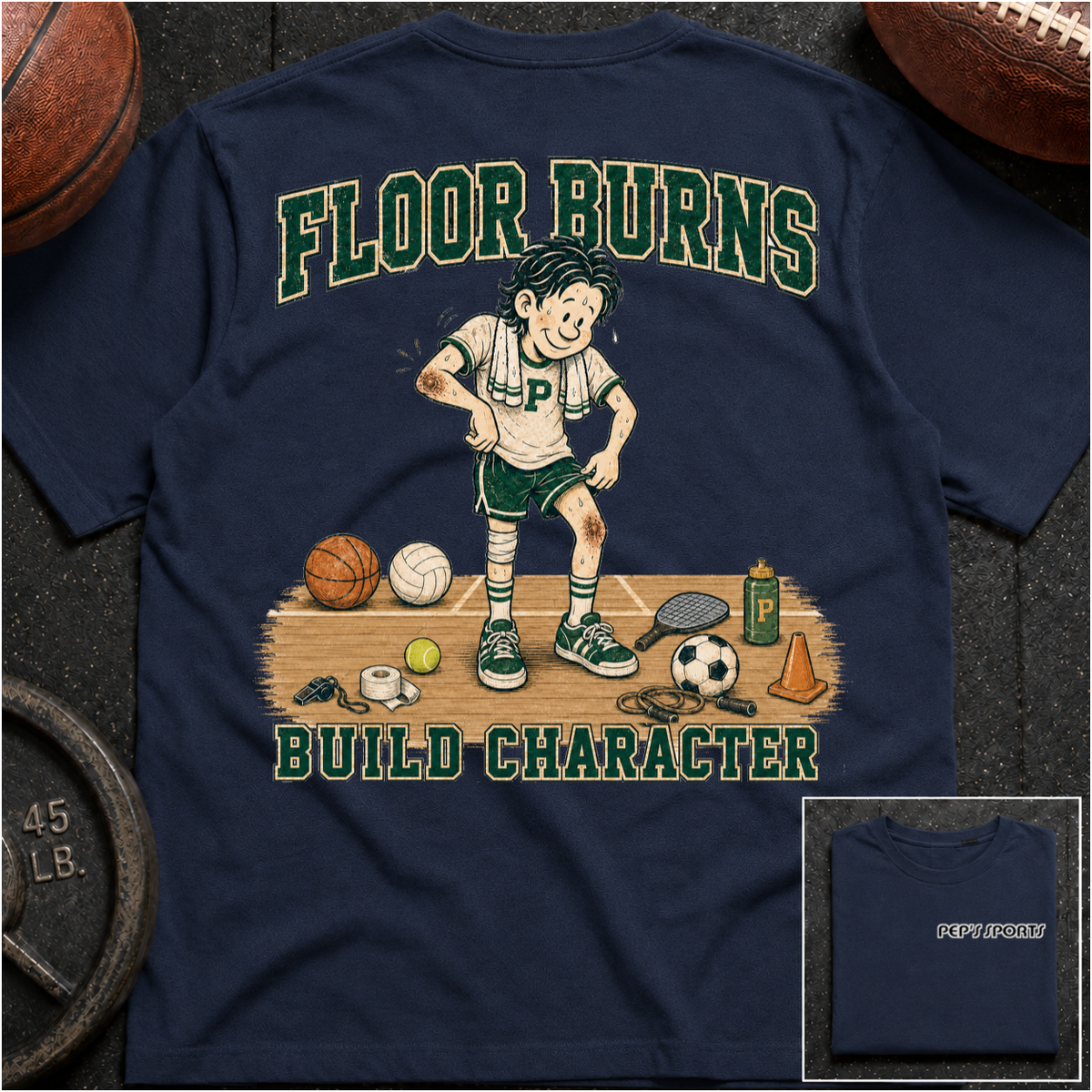 Pep - Floor Burns Build Character