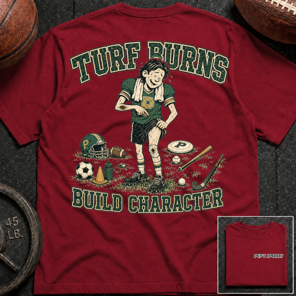 Pep - Turf Burns Build Character