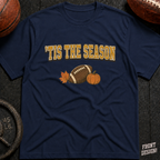 'Tis The Season Leaf Football Pumpkin