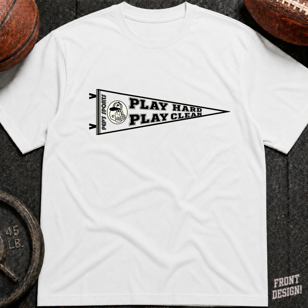 Play Hard Play Clean Pennant