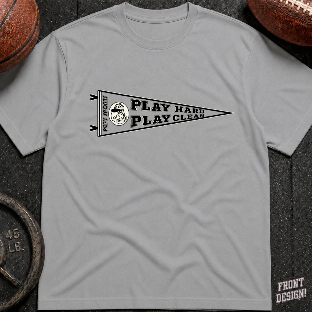 Play Hard Play Clean Pennant