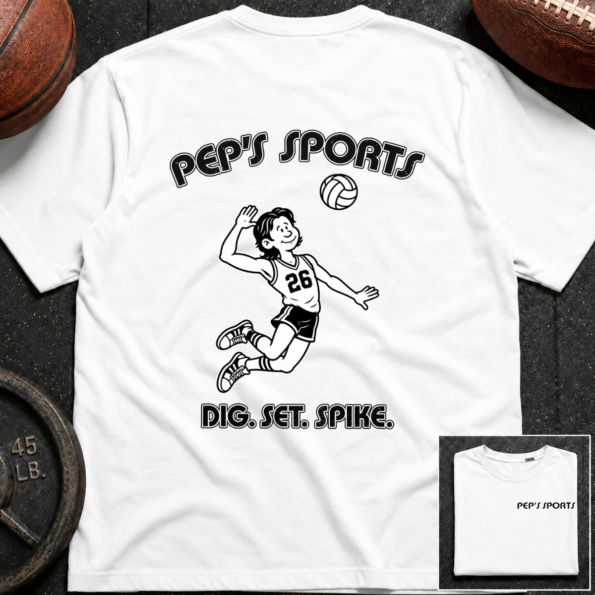 Pep - Volleyball Dig Set Spike