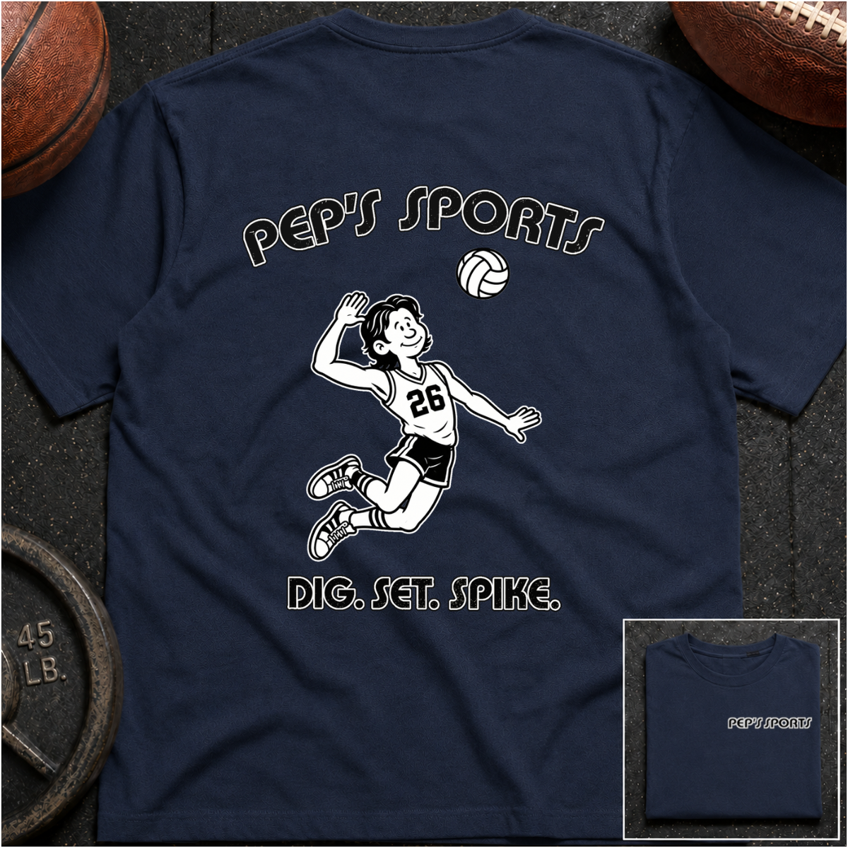 Pep - Volleyball Dig Set Spike