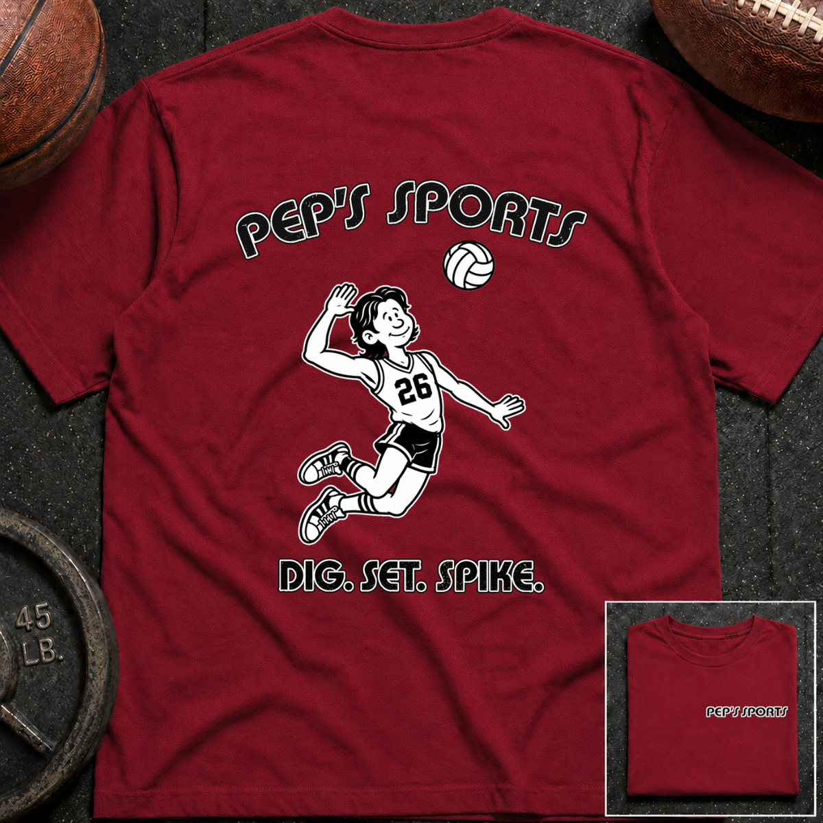 Pep - Volleyball Dig Set Spike