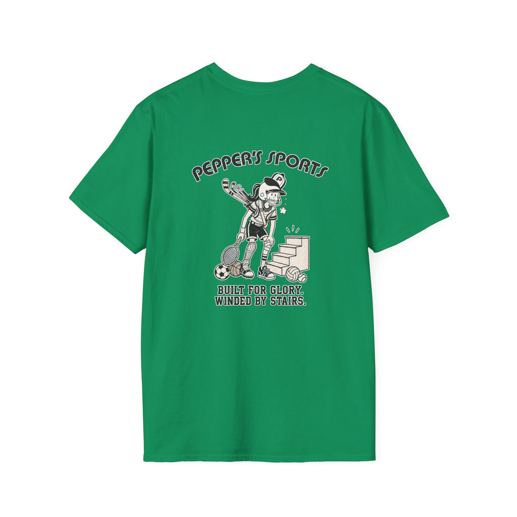 Built For Glory Winded By Stairs - Pepper T-Shirt