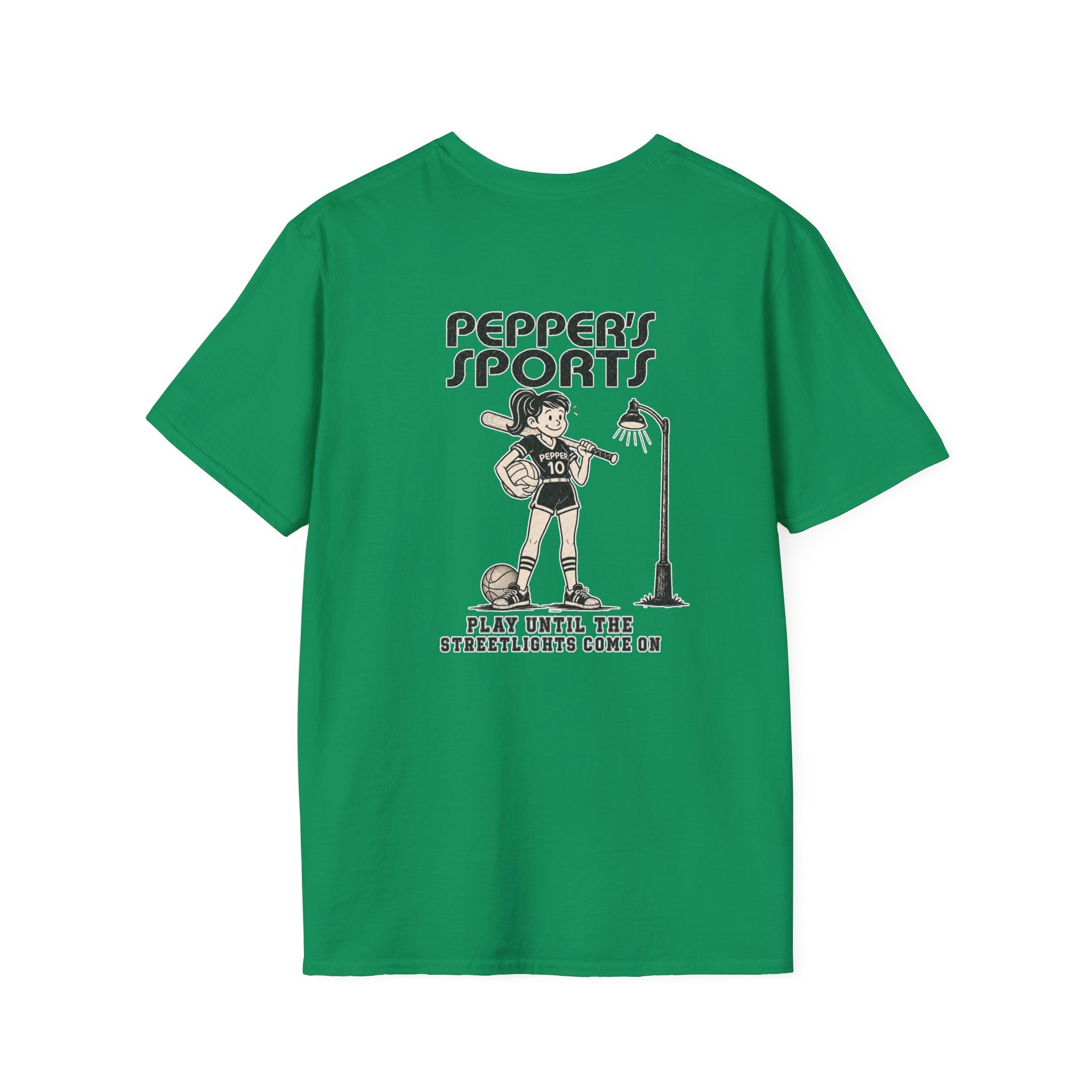 Play Until The Street Lights Come On Pepper T-Shirt