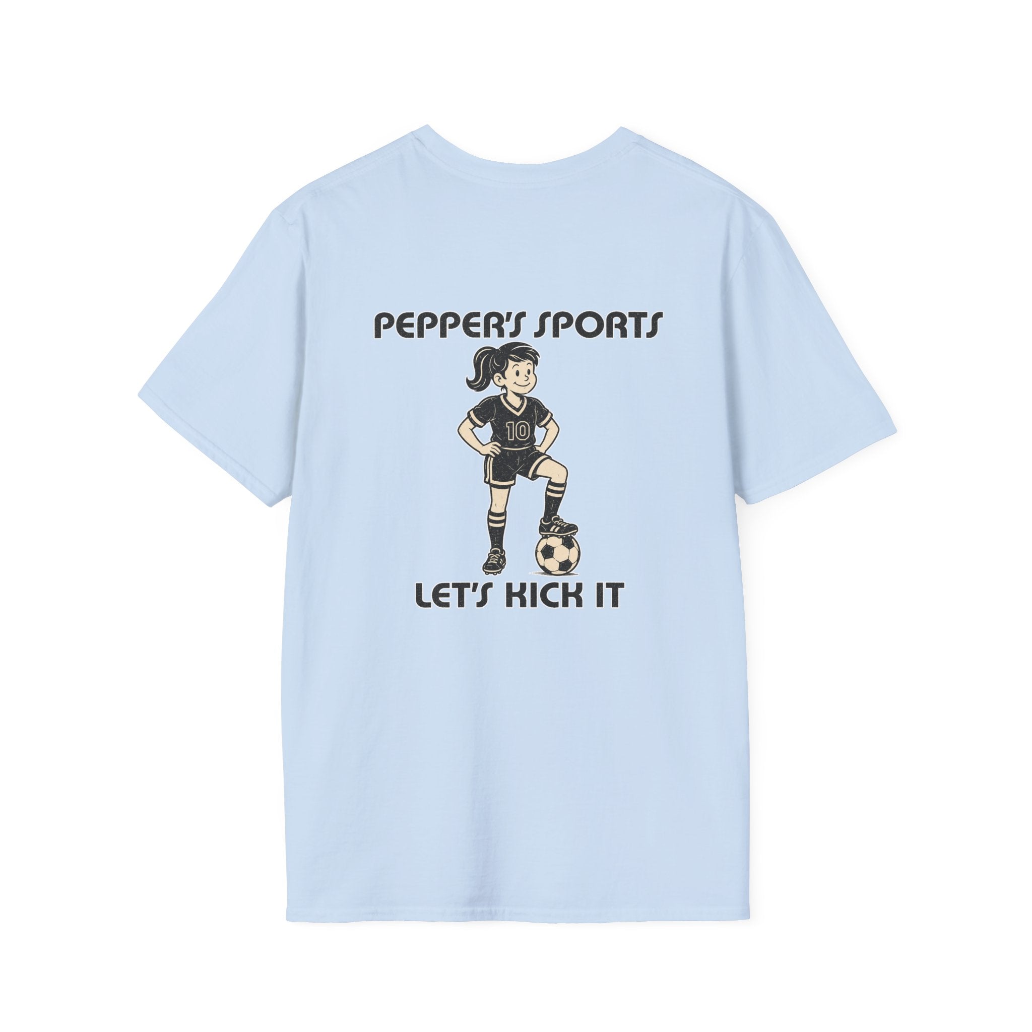 Pepper Soccer Let's Kick It T-Shirt