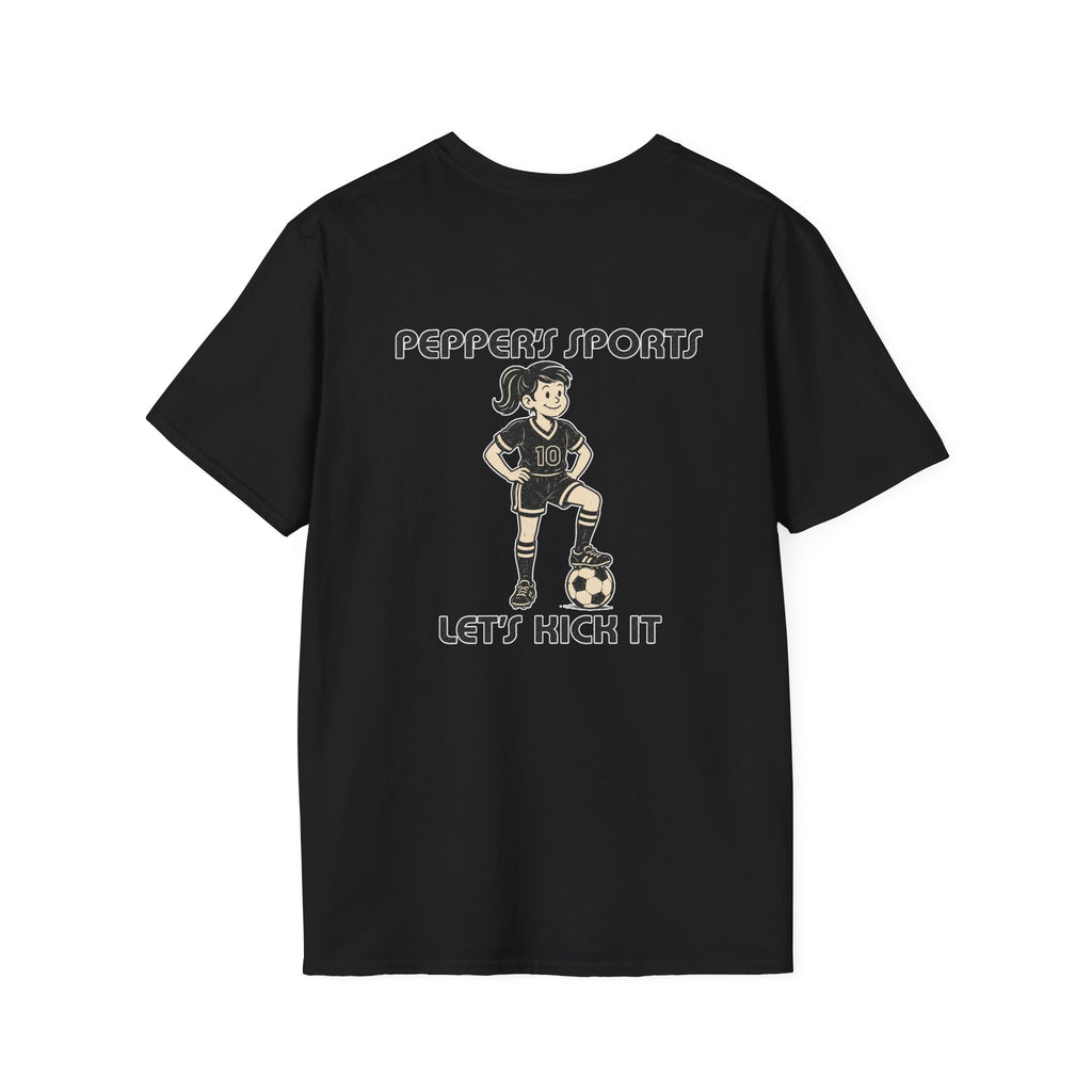 Pepper Soccer Let's Kick It T-Shirt