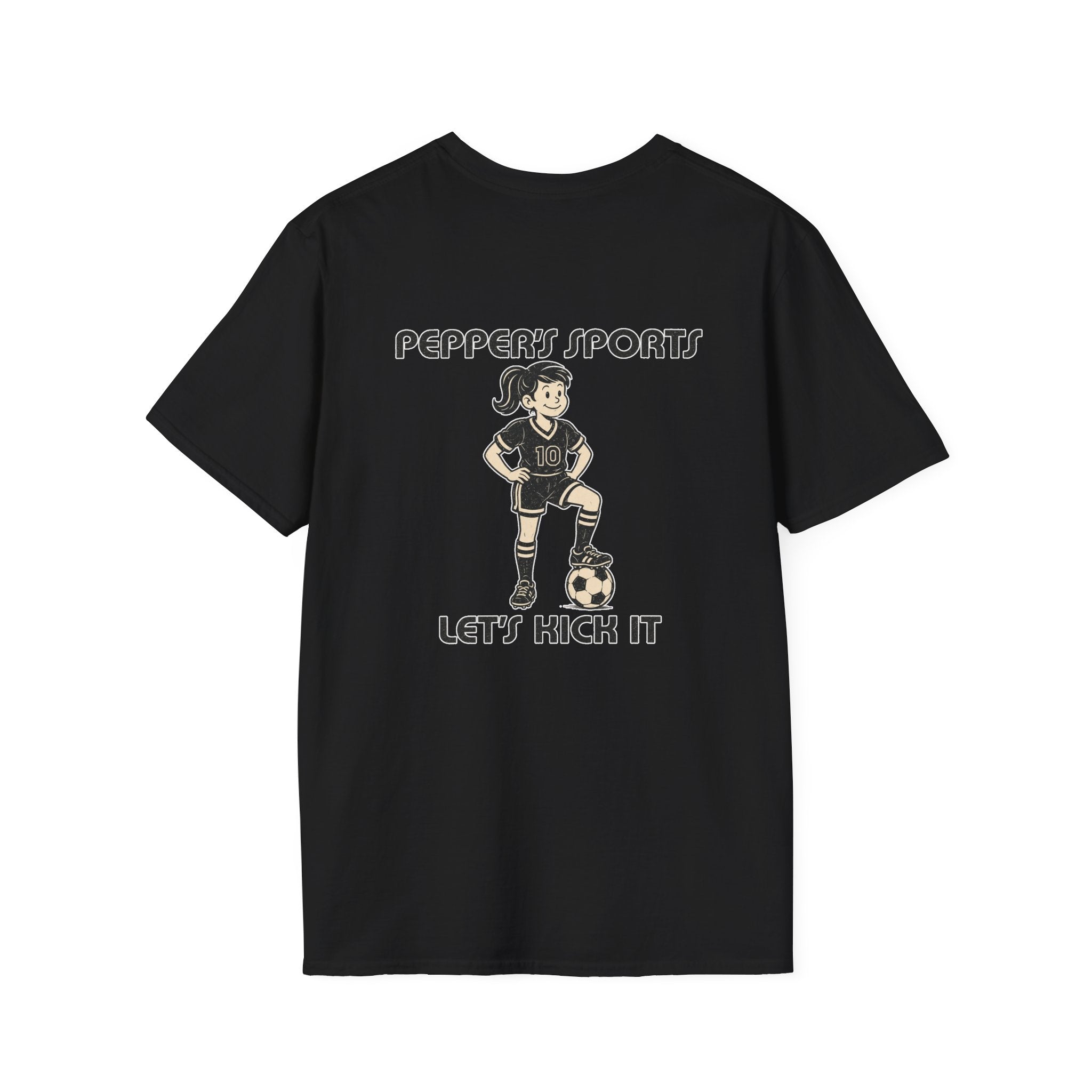 Pepper Soccer Let's Kick It T-Shirt