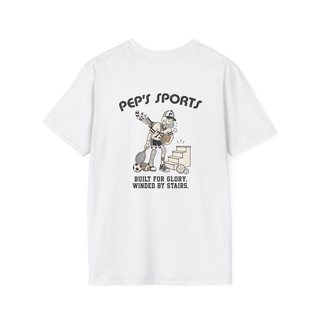 Built For Glory Winded By Stairs - Pep T-Shirt