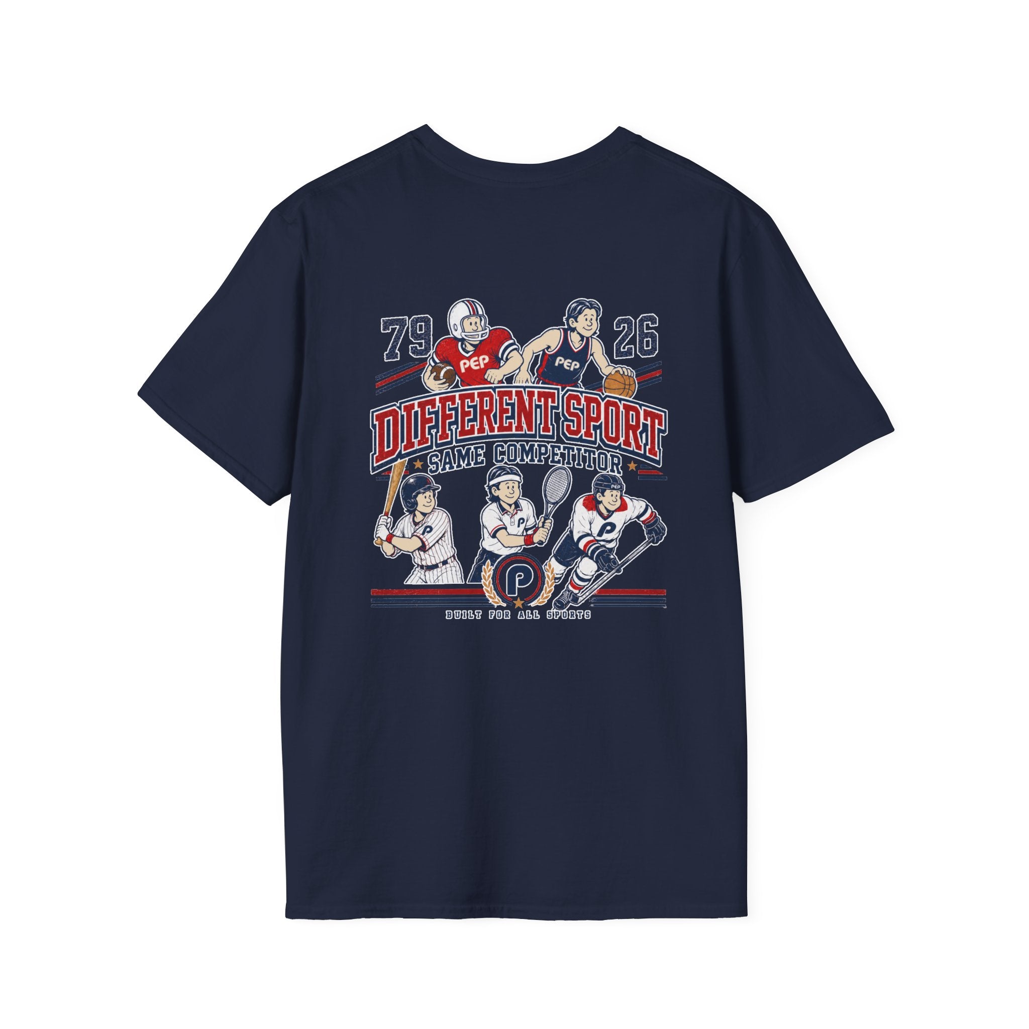 Different Sport Same Competitor 01 Pep T-Shirt