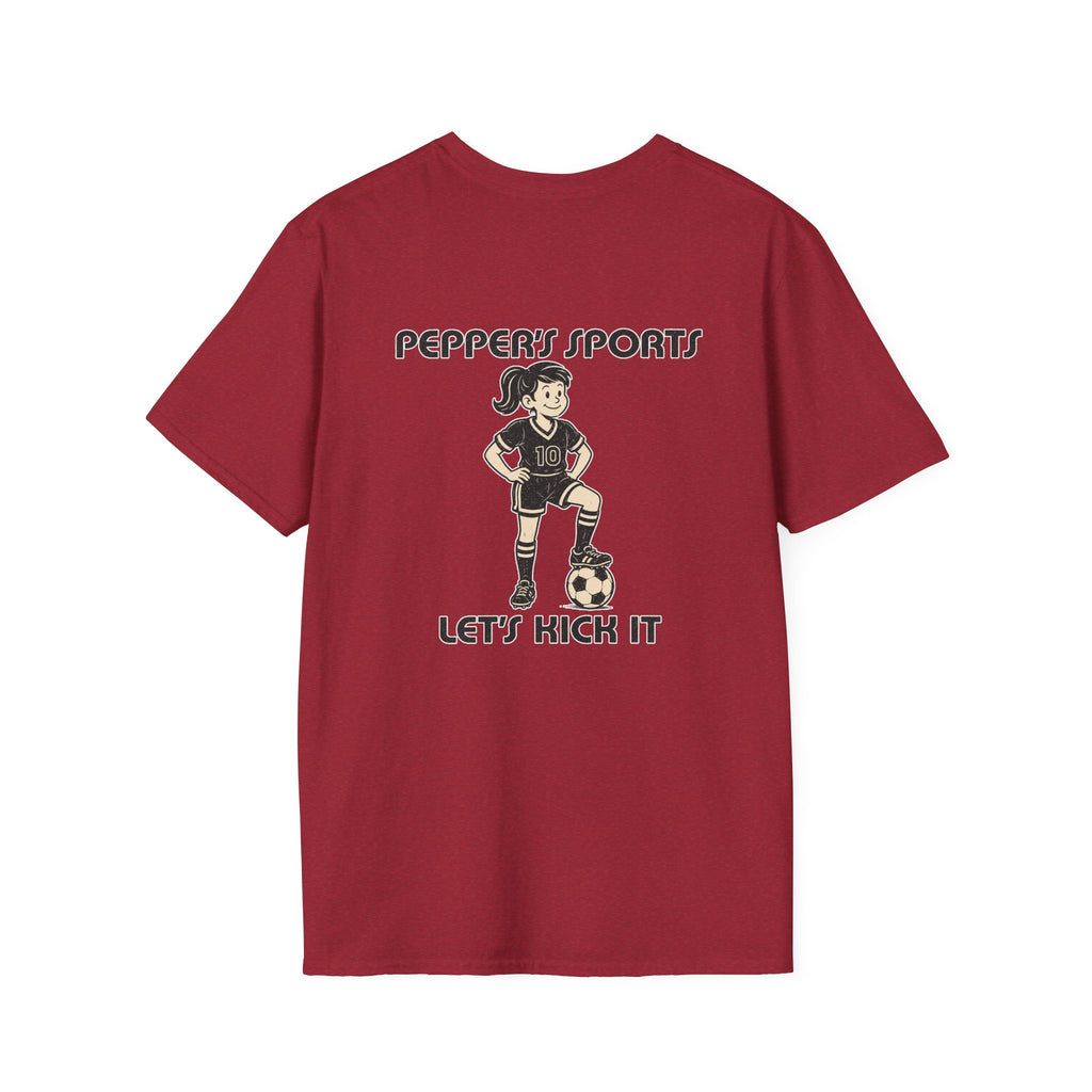 Pepper Soccer Let's Kick It T-Shirt