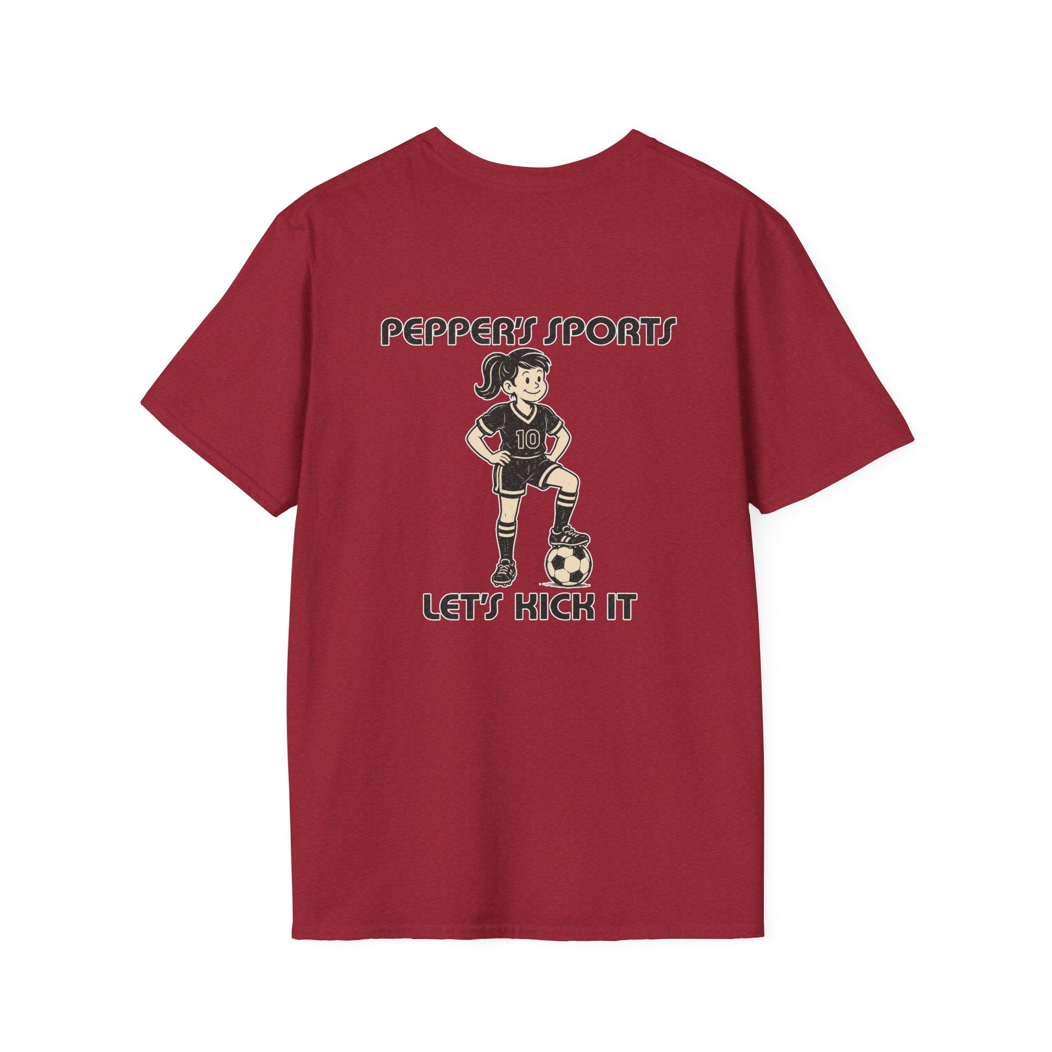 Pepper Soccer Let's Kick It T-Shirt