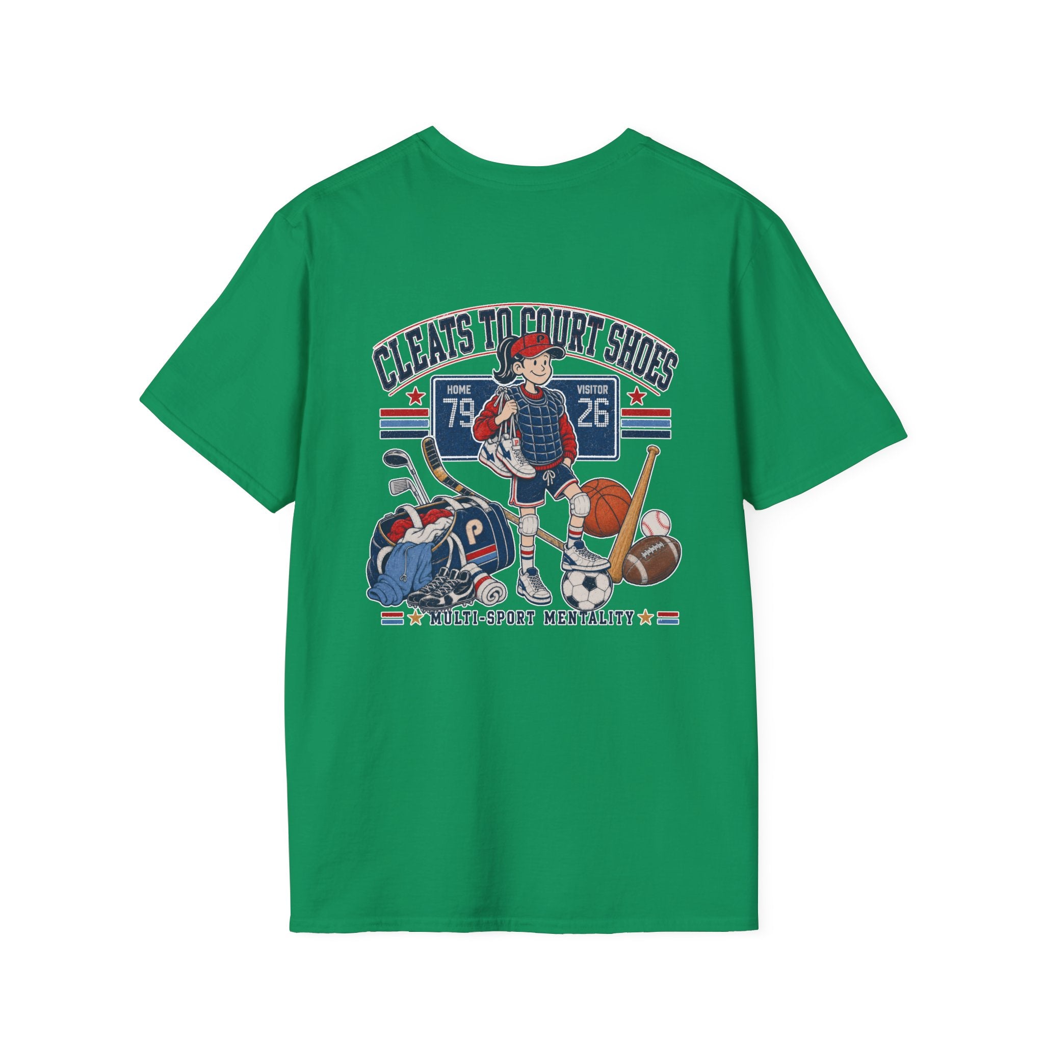 Cleats To Court Shoes Pepper T-Shirt