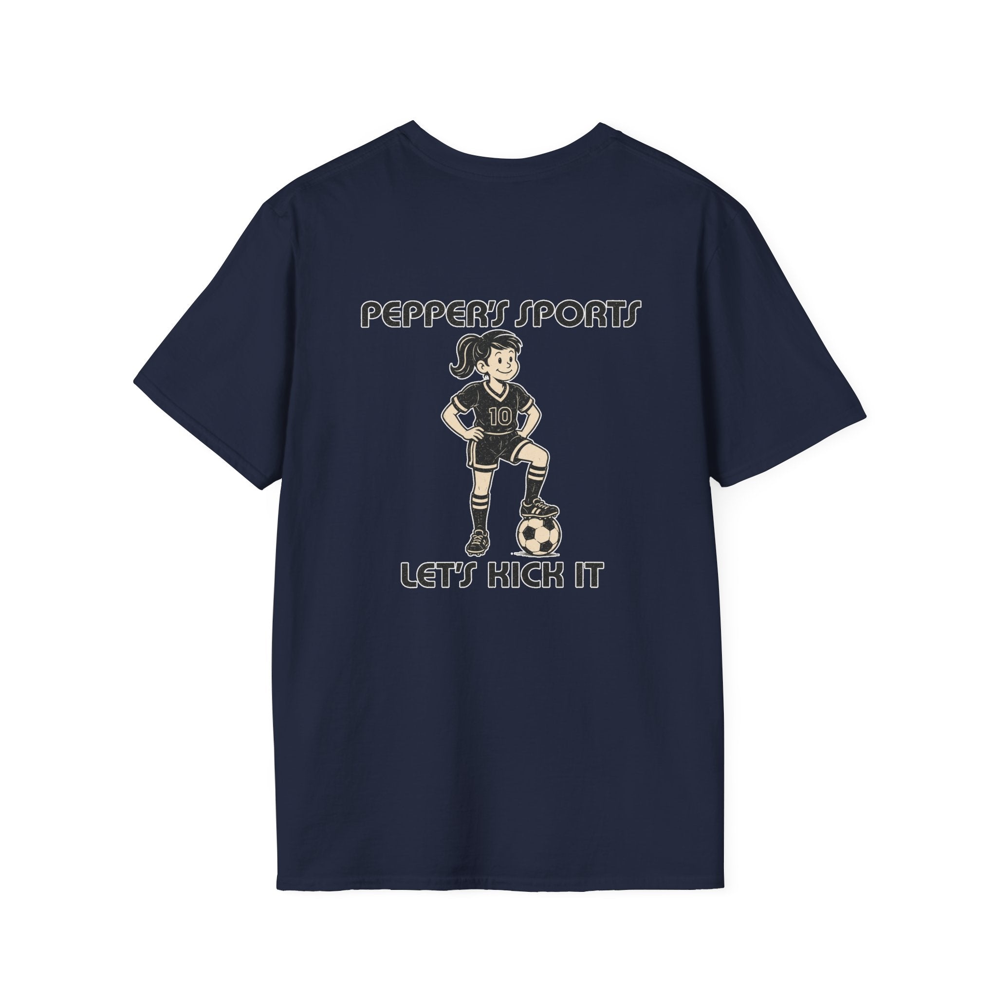 Pepper Soccer Let's Kick It T-Shirt