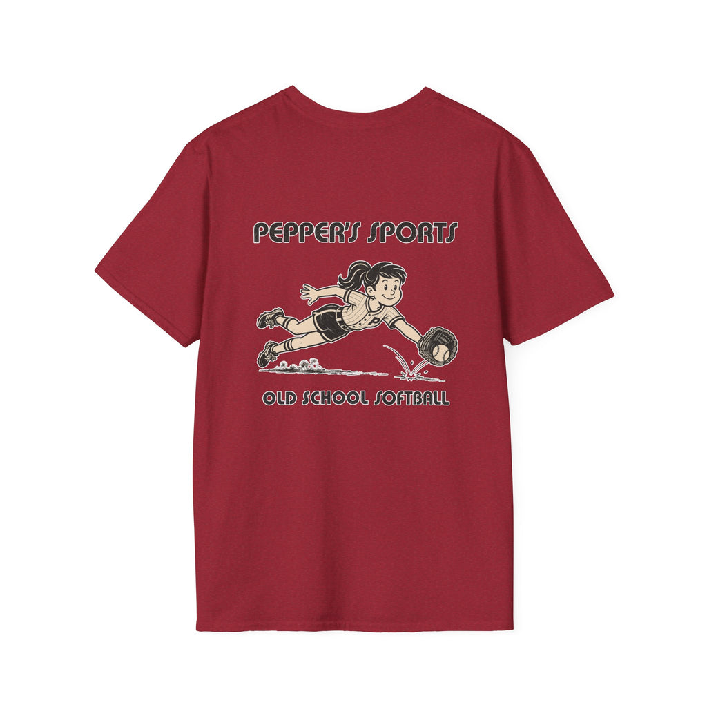 Pepper Softball Old School T-Shirt